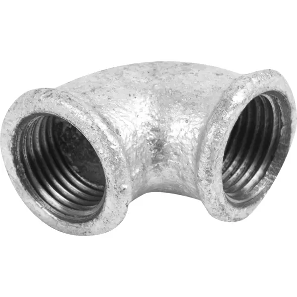 Угол 90° 1/2" ВР мм оцинкованный чугун
