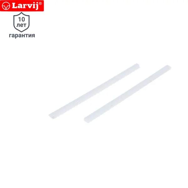 Накладка на кронштейн Larvij 32 см пластик цвет белый 2 шт