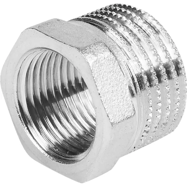 Футорка Stout 1/2"x3/8" ВР-НР мм никелированная латунь