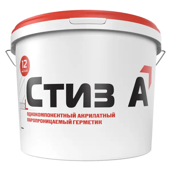 Герметик акриловый для окон Сазиласт Стиз А 7 кг