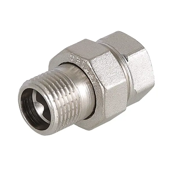 Сгон прямой американка Valtec 1 1/4" ВР-НР мм никелированная латунь S34110007
