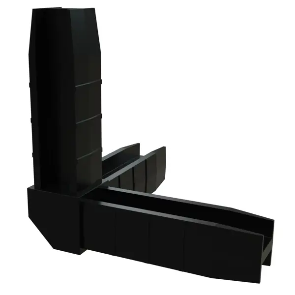 Коннектор 3 Bevel Лофт черный