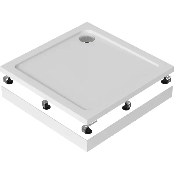 Экран для душевого поддона Sensea Slim акрил 90x90 см