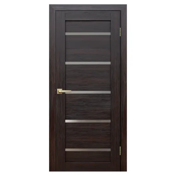 Комплект двери Artens Дукато глухая 90x200 см Hardflex цвет акация с добором 100 мм