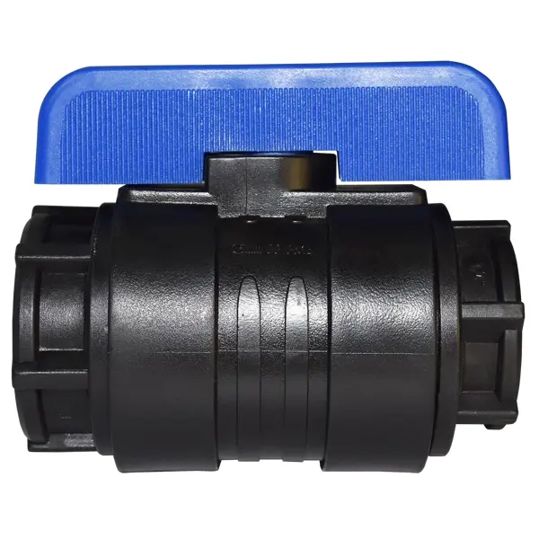 Кран шаровой прямой Valfex DN20 PN16 1" ВР полипропилен ручка бабочка