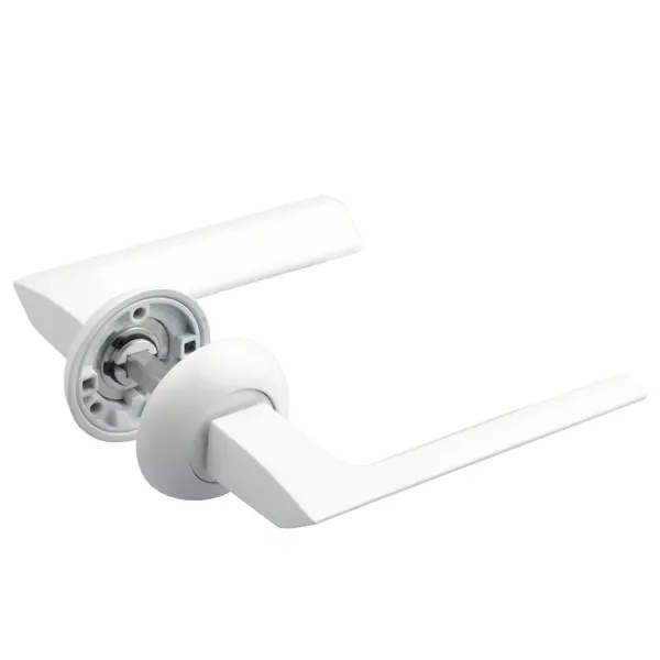 Дверные ручки Armex H-14105-А-WM без запирания цвет матовый белый