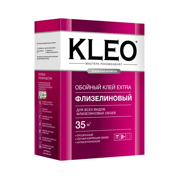 Клей для флизелиновых обоев Kleo Extra