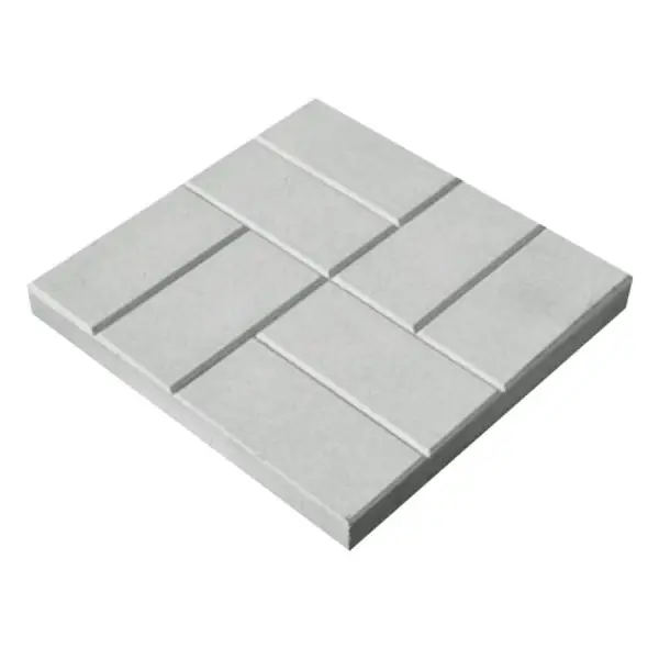 Плитка тротуарная 8 кирпичей 400x400x50 мм цвет серый