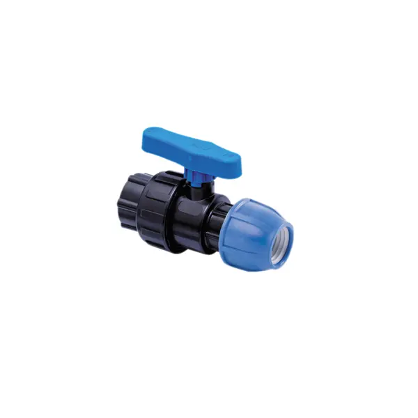 Кран шаровой прямой RTP DN20 PN16 3/4"x25 ВР полипропилен ручка флажок 14395