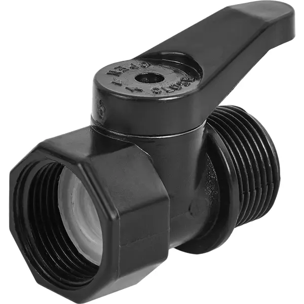 Кран пластиковый BOUTTE 3/4" наружная-внутренняя резьба