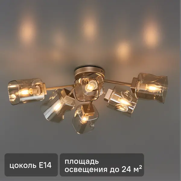 Светильник потолочный Freya FR5095CL-06G