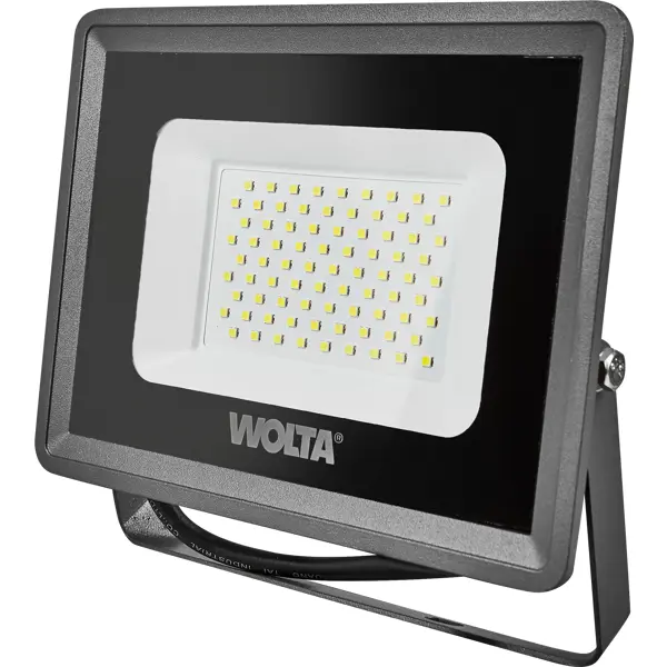 Прожектор светодиодный уличный Wolta WFL-70W/08 70 Вт 5700К IP65 нейтральный белый свет