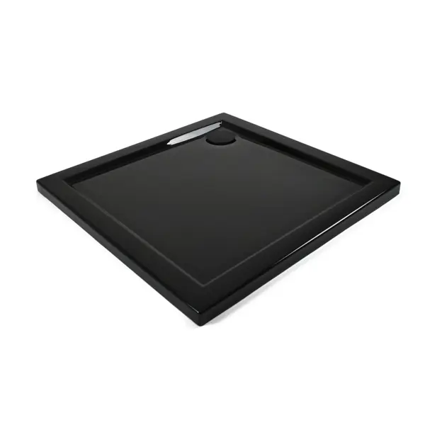 Душевой поддон Metakam Apart Black квадратный акриловый 90x90 см сифон в комплекте