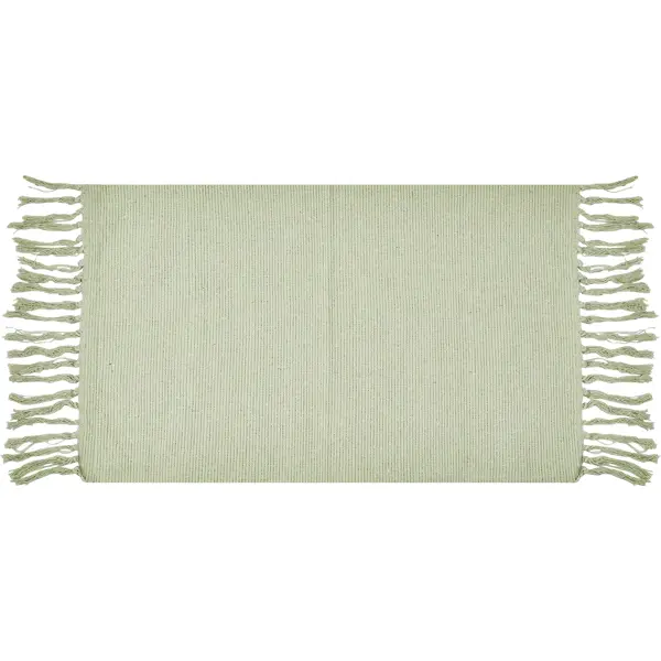 Коврик декоративный хлопок Solid Mat JBT-001-01 50x80 см цвет зеленый