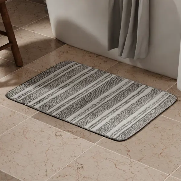 Коврик для ванной Lemer Tocantis 50x80 см цвет серый