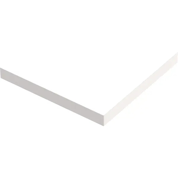 Экран для душевого поддона Marble квадратный 90x90 см цвет белый