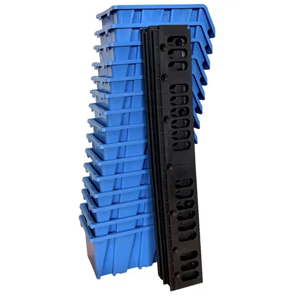 Лоток Accurate ЛМ-4-150-15 15x9.5x7 см пластик цвет синий