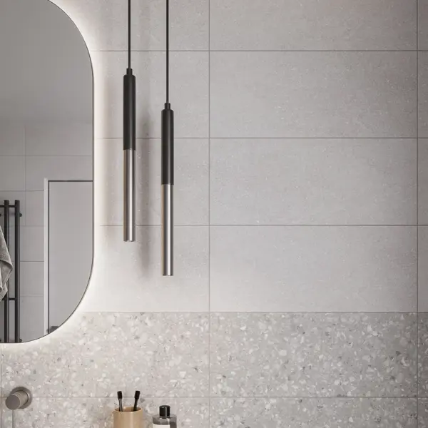 Настенная плитка Gracia Ceramica Браво 01 25x60 см 1.2 м² цвет серый