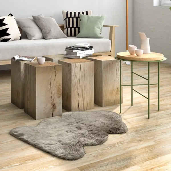 Ковер KREAFORTA Meribel 60x90 см акрил цвет бежевый