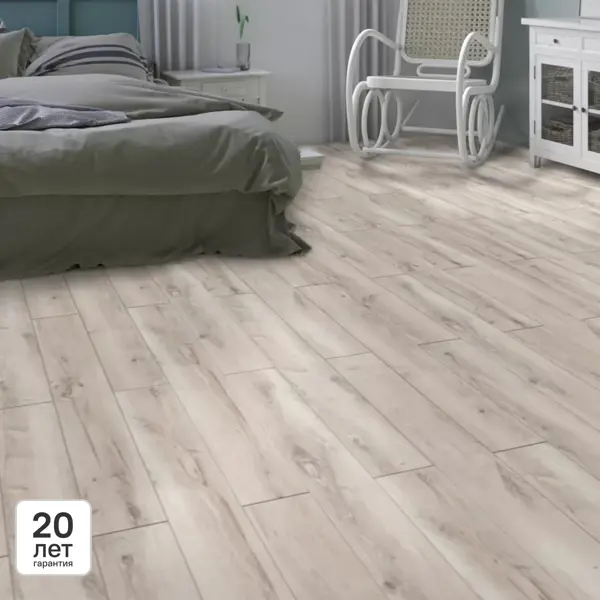 Ламинат KREAFORTA Дуб Вейга 33 класс толщина 8 мм с фаской 2.22 м²