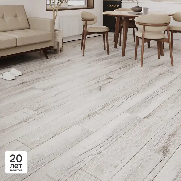 Ламинат KREAFORTA Дуб Пасмар 33 класс толщина 8 мм с фаской 2.22 м²