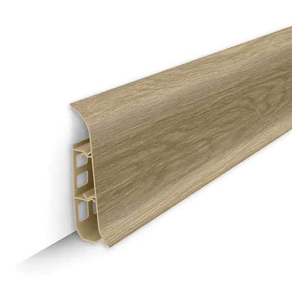 Плинтус Ideal ПВХ дуб байкал 2200x70x22 мм