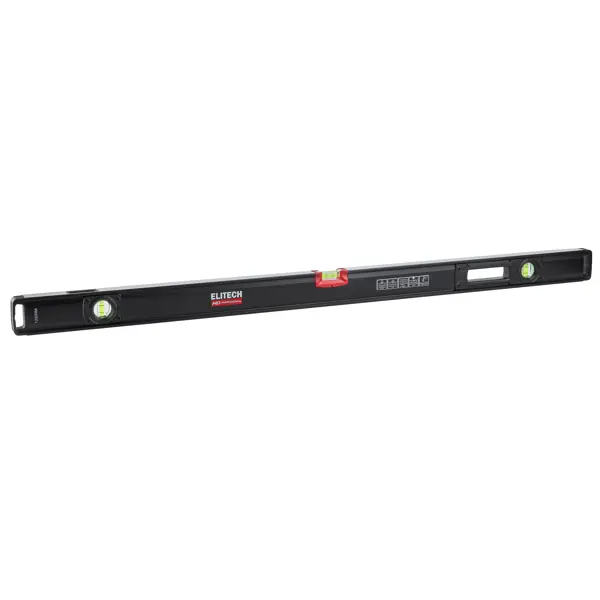 Уровень пузырьковый Elitech HD 320305 3 глазка магнитный 1200 мм