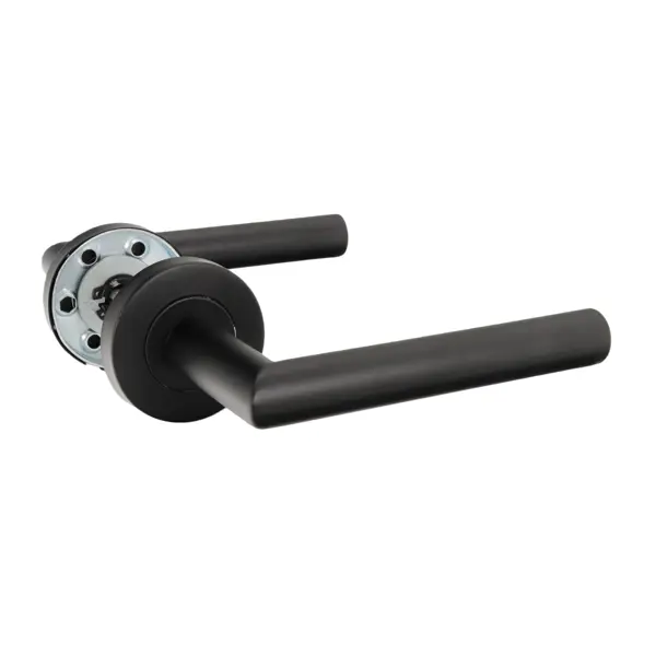 Дверная ручка на розетке Edson EDS-15-R0 без запирания цвет черный