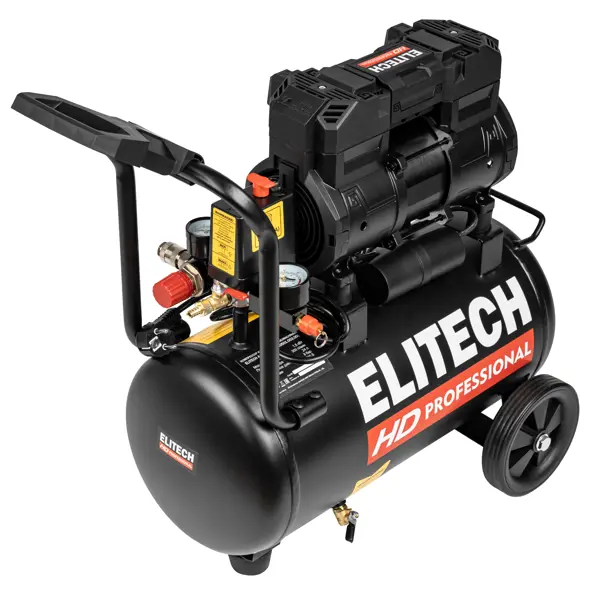 Компрессор сетевой поршневой безмасляный Elitech HD ACF 300-24S
