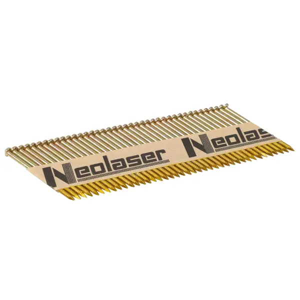 Гвозди для гвоздезабивного пистолета реечные ершеные по дереву Neolaser NLN10202 50x2.8 мм