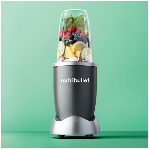 Стационарный блендер NutriBullet NB607DG 12.7 см серебристый/черный