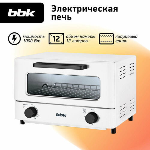 Духовка электрическая BBK OE1270M бело-серый