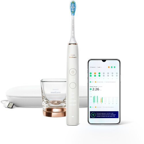 Электрическая зубная щетка Philips Sonicare DiamondClean HX9911