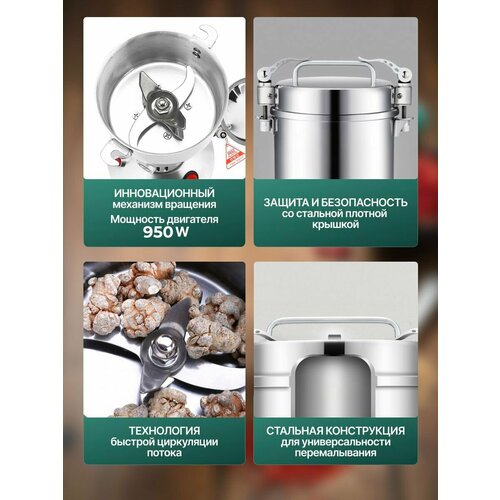Электрический измельчитель Gristmill-150 для помола зерна