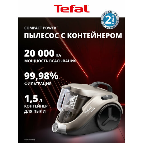 Пылесос Tefal TW3786RA серый