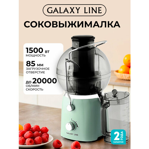 Соковыжималка электрическая GALAXY LINE GL0811/мятный