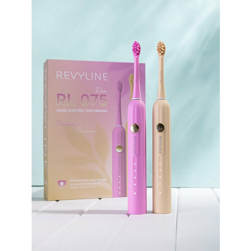 Набор электрических зубных щеток Revyline RL 075 DUO Сrocus + Сocoon 2 шт