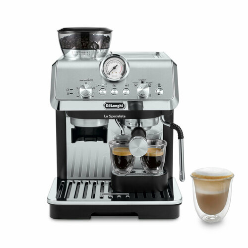 Автоматическая кофемашина DeLonghi La Specialista EC9155 серебристый/черный
