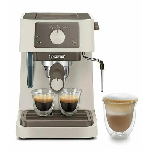 Кофеварка рожковая DELONGHI EC235. CR бежевый