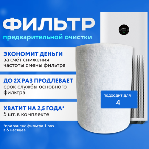 Фильтр для очистителя воздуха Xiaomi mi air purifier 4 предварительной очистки