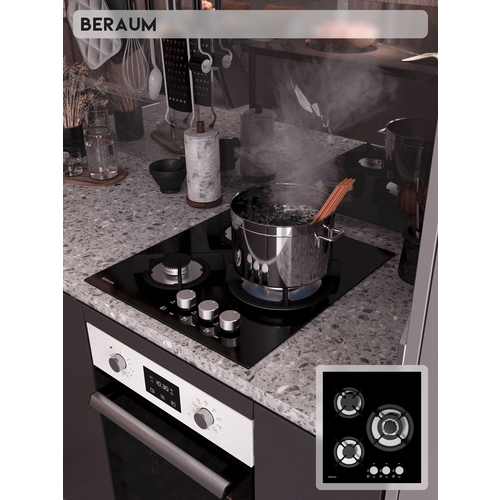 Газовая варочная панель Beraum HG-3G106 с газ-контролем