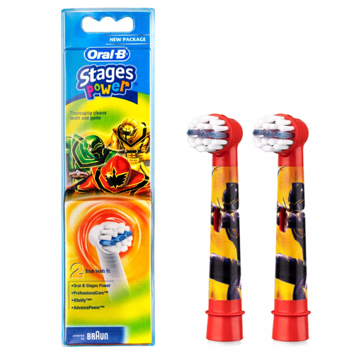 Насадки Braun Oral-B Stages Power Power Rangers детские
